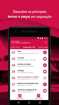 Gulbenkian android App screenshot 1